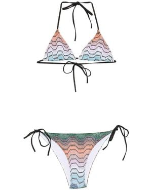 Missoni Zig-Zag Bikini - White