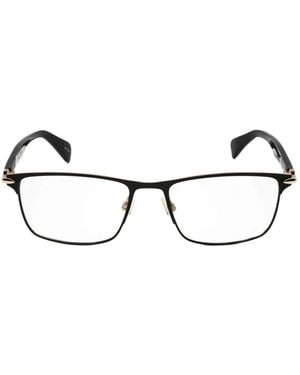 Rag & Bone Lunettes De Vue À Monture Rectangulaire - Black