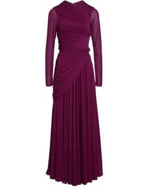 Giambattista Valli Drapiertes Maxikleid - Lila