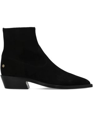 Anine Bing 45Mm Pointed-Toe Boots - Black