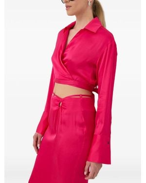 Herskind タイウエスト ブラウス - ピンク