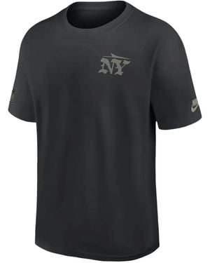 Nike X Nfl New York Jets Max90 Short-Sleeve T-Shirt - Black