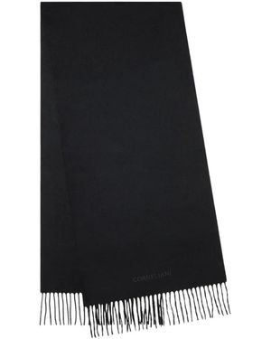 Corneliani Fringed Scarf - Black