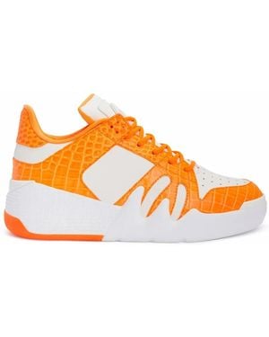 Giuseppe Zanotti Talon Mid-Top Trainers - Orange