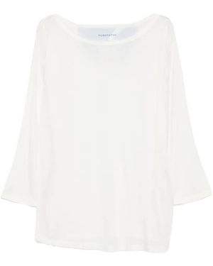 Purotatto Boat-Neck T-Shirt - White