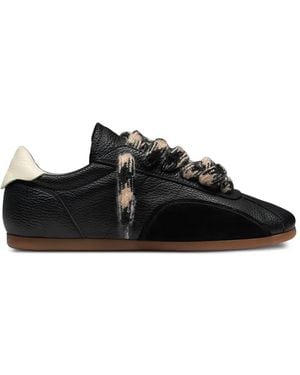 Represent Low-Pro Leather Sneakers - Black