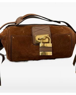 Chloé Paddington Leather Shoulder Bag - Brown