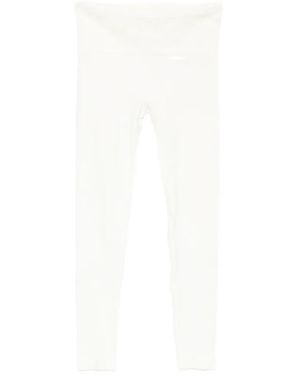 Perfect Moment Legging Thermique Perfect Côtelé À Taille Haute - White