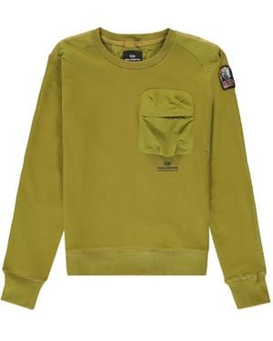 Parajumpers Sweatshirt Mit Aufgesetzter Tasche - Grün