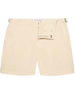Orlebar Brown Bulldog Stretch-Cotton Shorts - Natural