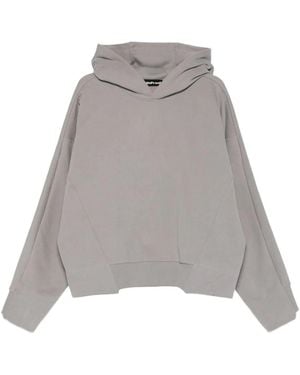 Notrainproof Panelled Hoodie - Grey