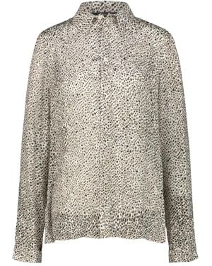 SAPIO N16 Hemd Mit Polka Dots - Grau