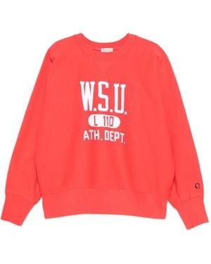Champion Crew Neck Sweatshirt - Red