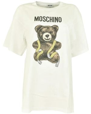 Moschino Camiseta Con Estampado Gráfico - Blanco