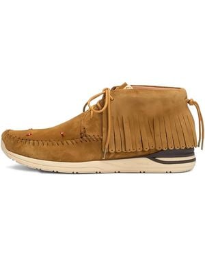Visvim Fringed Beaded Boots - Brown