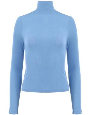 Veronica Beard Wyeth Turtleneck Jumper - Blue