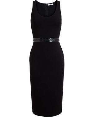 Givenchy Zip Detail Pencil Dress - Schwarz
