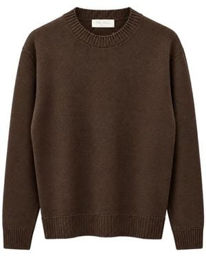 THE PULL Pullover Mit Rundhalsausschnitt - Braun