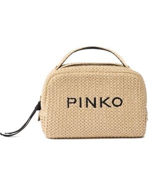 Pinko Top-Handle Mini Bag - Natural