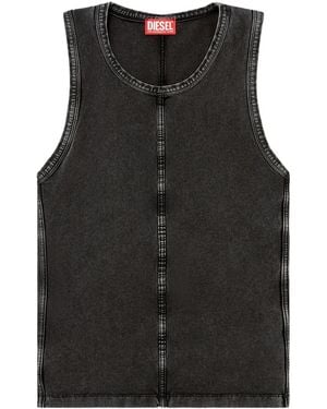 DIESEL Scoop-Neck Tank Top - Black
