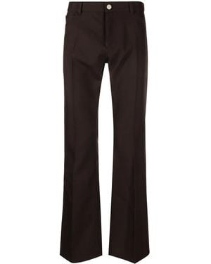 Courreges Straight-Leg Tailored Pants - Black
