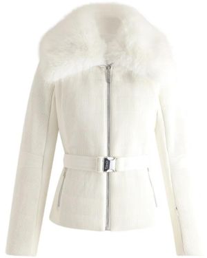 Fusalp Gitu Belted Ski Jacket - White