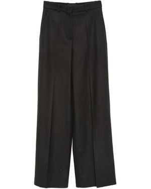 JOSEPH Alana pleated-front trousers - Negro