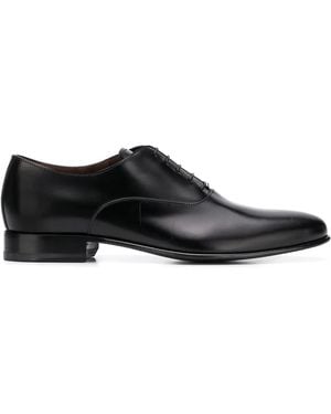 SCAROSSO Balloo Derby Shoes - Black