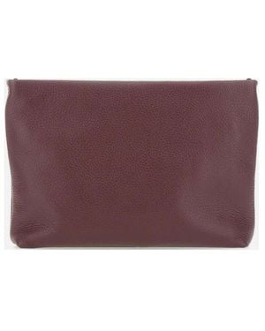 Gianni Chiarini Brenda Clutch Bag - Purple