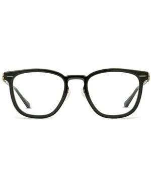 Shinola Keyhole-Bridge Square Glasses - Black