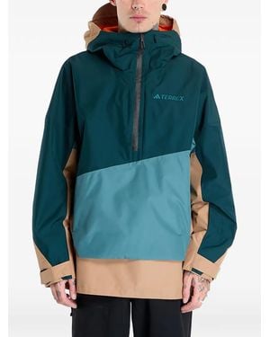 adidas Cappotto Con Design Color-Block - Blu