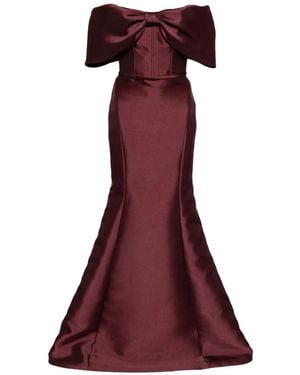 Amsale Schulterfreies Abendkleid - Rot