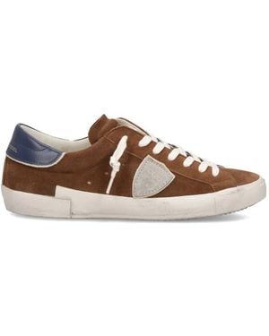 Philippe Model Prsx Sneakers Mit Shield-Applikation - Braun