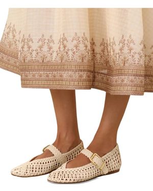 Zimmermann Reef Ballerina's - Naturel