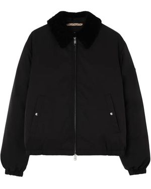 Burberry Farnborough Aviator Jacket - Black