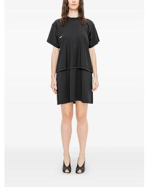 Facon Jacmin Ria Layered-Effect Mini Dress - Black