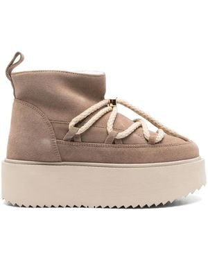 Inuikii Bottines En Daim - Neutre