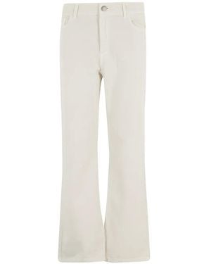 FEDERICA TOSI Belt-Loops Trousers - White