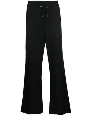Balmain Wide-Leg Virgin-Wool Trousers - Black