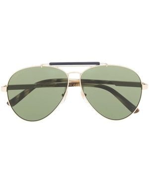 Gucci Pilot-Frame Sunglasses - Green