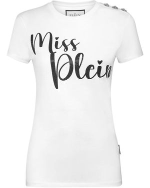 Philipp Plein スローガン Tシャツ - ホワイト