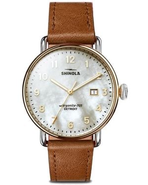 Shinola Montre Canfield 38 Mm - White