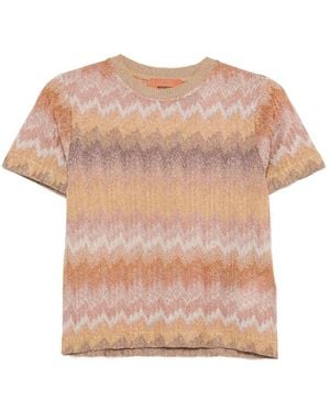 Missoni Dégradé Patterned T-Shirt - Natural