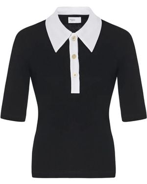 Rosetta Getty T-Shirt Stile Polo - Nero