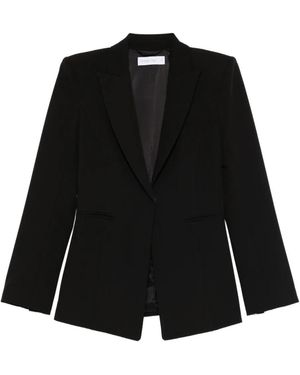Patrizia Pepe Single-Breasted Blazer - Black