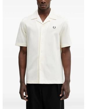 Fred Perry Short-Sleeve Shirt - White