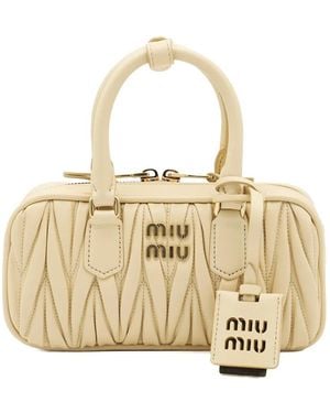 Miu Miu Mini Arcadie Tote Bag - Metallic