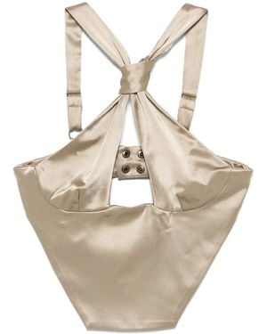 Sinéad O'Dwyer Bib Top - Natural