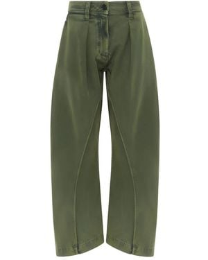 JW Anderson Twisted-Seam Trousers - Green