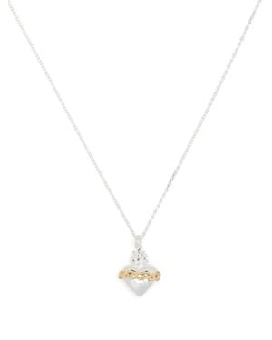 Hatton Labs Collana Con Pendente Sacred Heart - Bianco